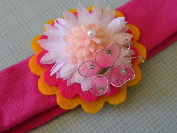 Felt headband for little girl 