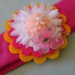 Felt headband for little gi..